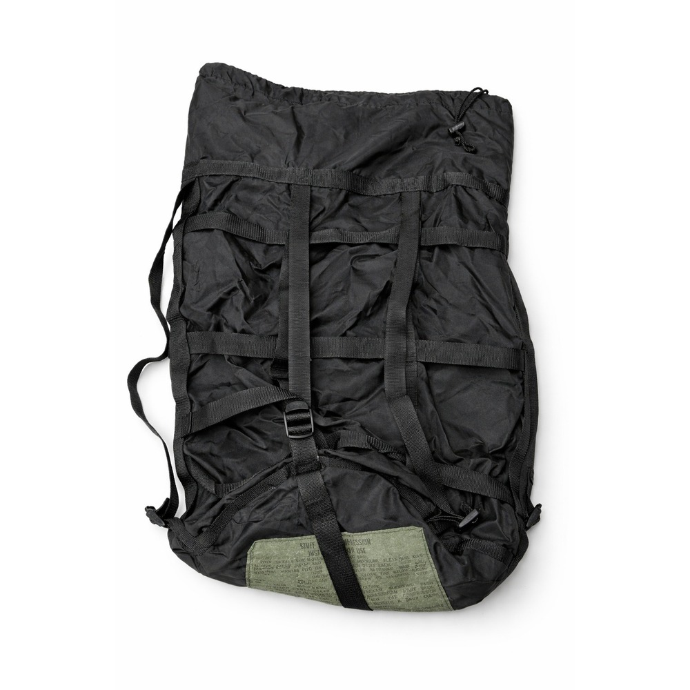 Tennier Industries US Military Compression Stuff Sack Black 8465-01-445-6274 A4
